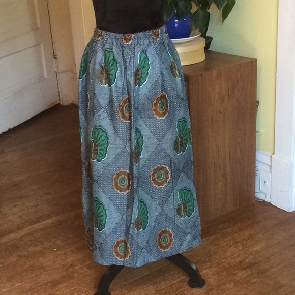 Dresses & Skirts - Amazing African fabric handmade maxi skirt